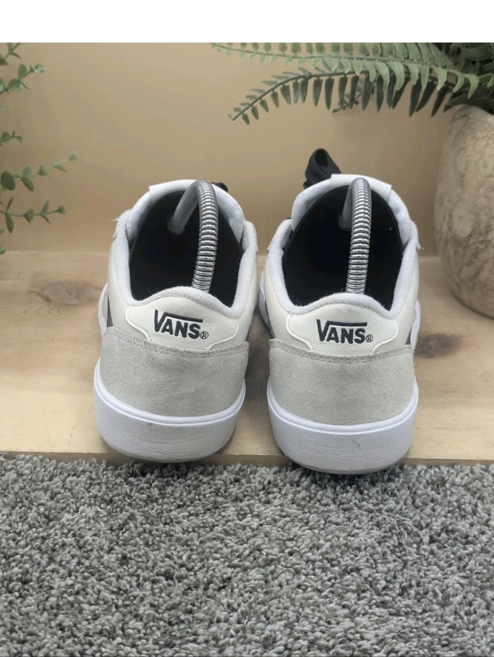 Vans Cruz Too Comfycush Gray Suede Mens 8.5 Women's 10 Casual Comfort Shoes - Picture 5 of 9